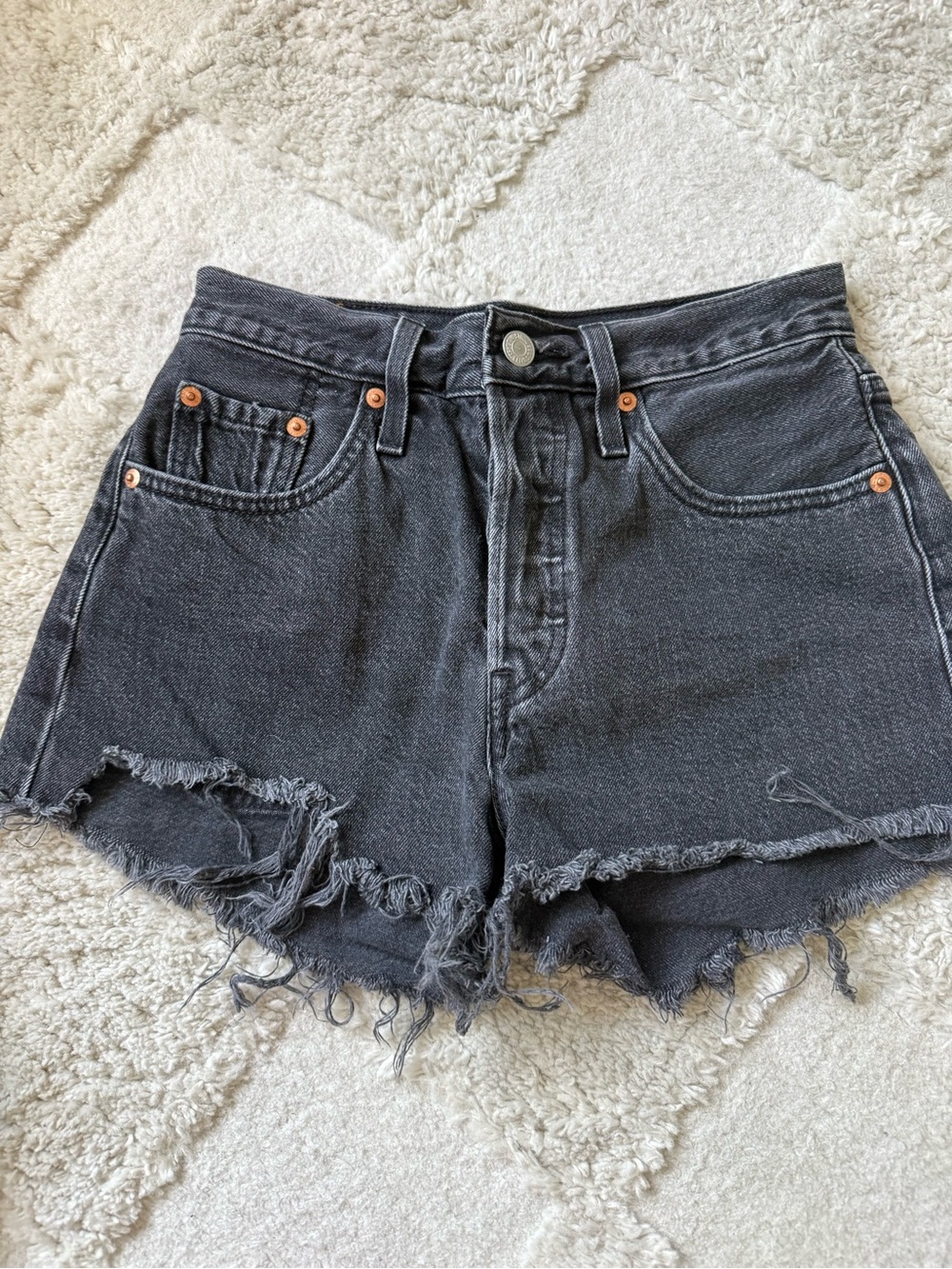 Levi's Black Denim Shorts